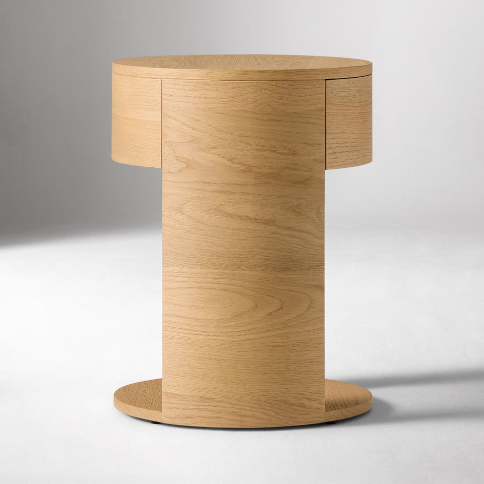 Claremont Round Bedside Table (38 cm)